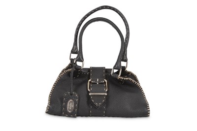 Lot 142 - Fendi Black Selleria Mini Shoulder Bag,...