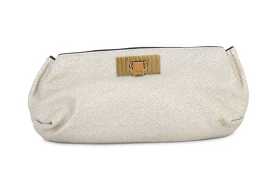 Lot 144 - Chloe Metallic Clutch, gold tone hardware with...