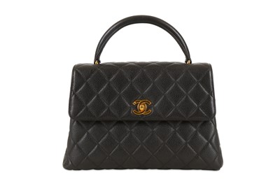 Lot 127 - Chanel Black Kelly Handbag, c. 1997-99,...