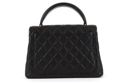 Lot 127 - Chanel Black Kelly Handbag, c. 1997-99,...