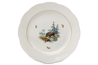 Lot 29 - SIX BERLIN (KPM) PORCELAIN CABINET PLATES,...