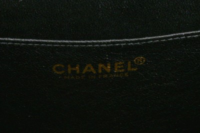 Lot 124 - Chanel Black Accordion Flap Single Bag, c....