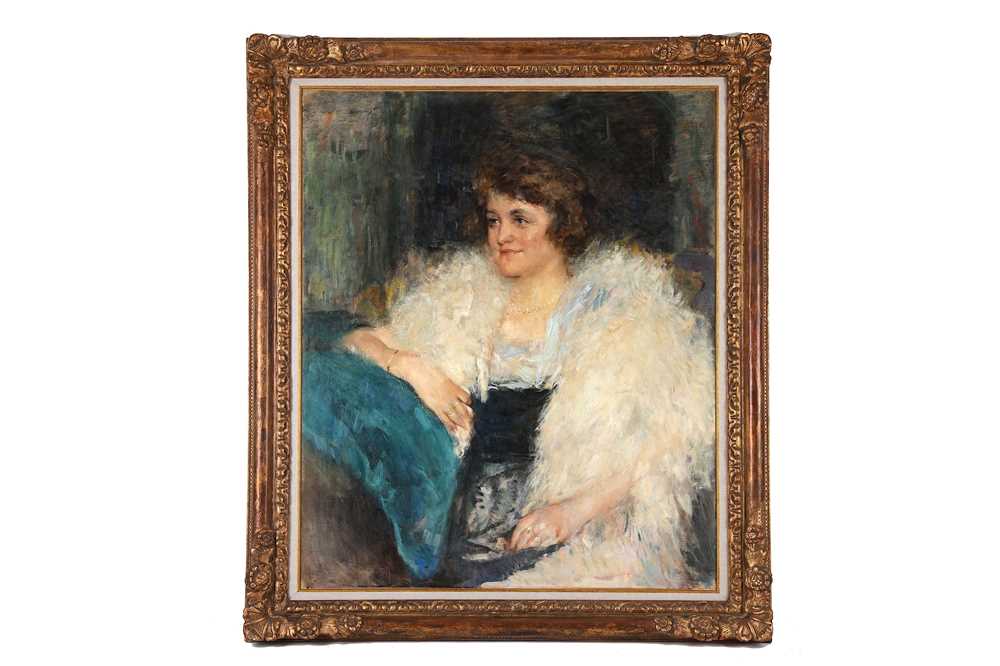 Lot 263 - JEAN LAUDY (1877-1956) Portrait of Lady,...