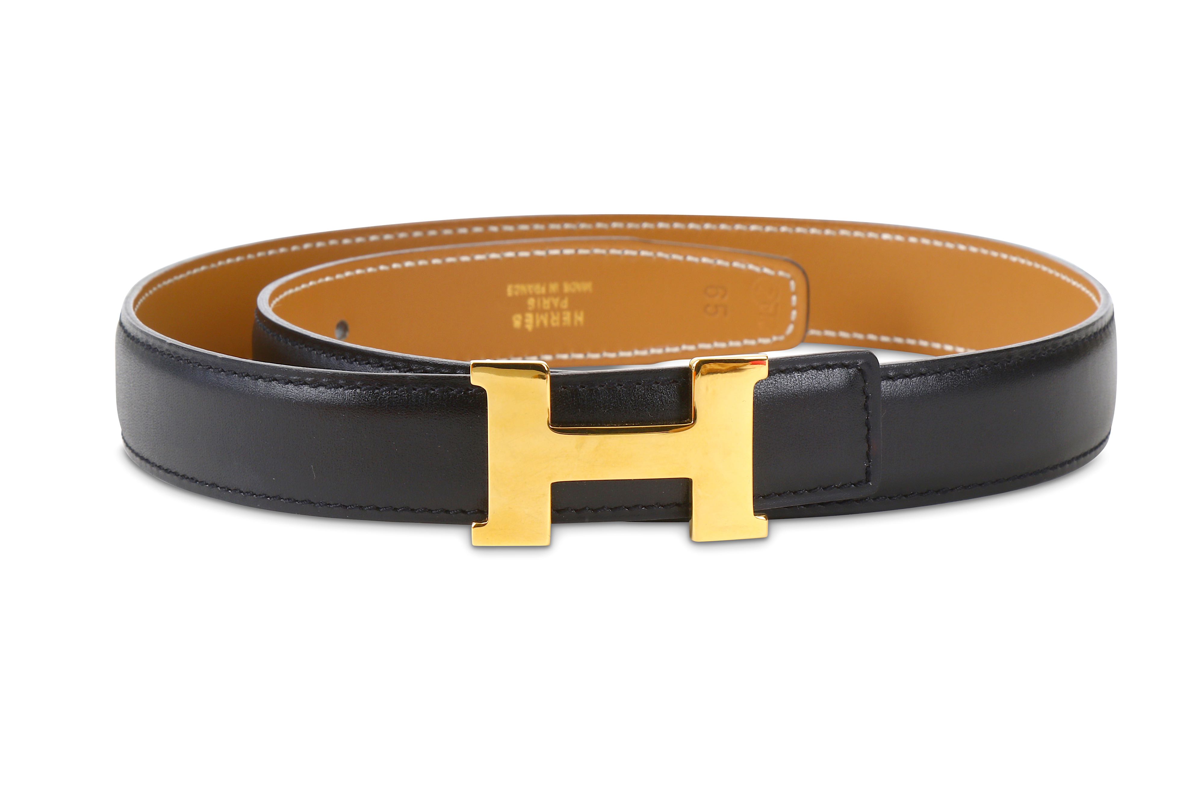 Hermès H Belt Buckle and Reversible Leather Strap