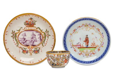Lot 5 - A MEISSEN HAUSMALER TEABOWL AND TWO...