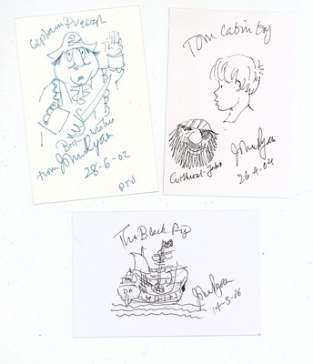 Lot 29 - Ryan (John) Three cards signed and dated by...