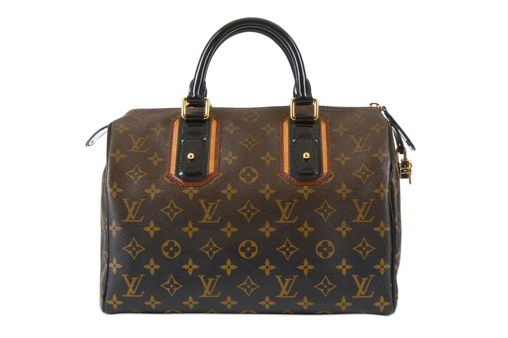 Louis Vuitton Limited Edition Black Monogram Mirage Speedy 30