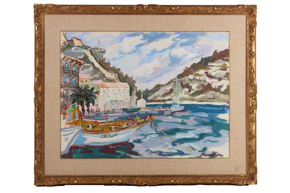 Lot 246 - OLGA MISCHKINE (FRENCH 1910-1985) Riviera...