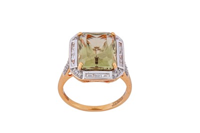 Lot 137 - A zultanite and diamond ring, by Lorique The...