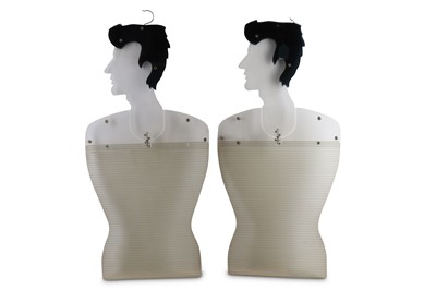 Lot 370 - A pair of 1980s plastic two dimensional...