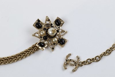 Lot 110 - Chanel Byzantine Cross Belt, c. 2011, pale...