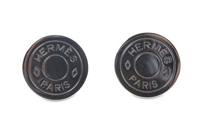 Lot 105 - Hermès 'Bijouterie Fantaisie' Button Clip-On...