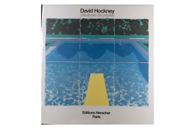 Lot 336 - A David Hockney exhibition poster, 'Piscines...