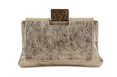 Lot 56 - Anya Hindmarch Gold Leather Clutch, c. 2012,...