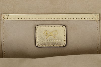 Lot 56 - Anya Hindmarch Gold Leather Clutch, c. 2012,...