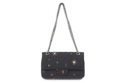 Lot 1 - Chanel Embellished Jersey Reissue Flap Bag, c....