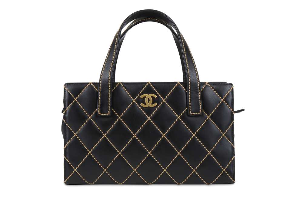 Lot 119 - Chanel Black Wild Stitch Tote, c. 2004-05,...