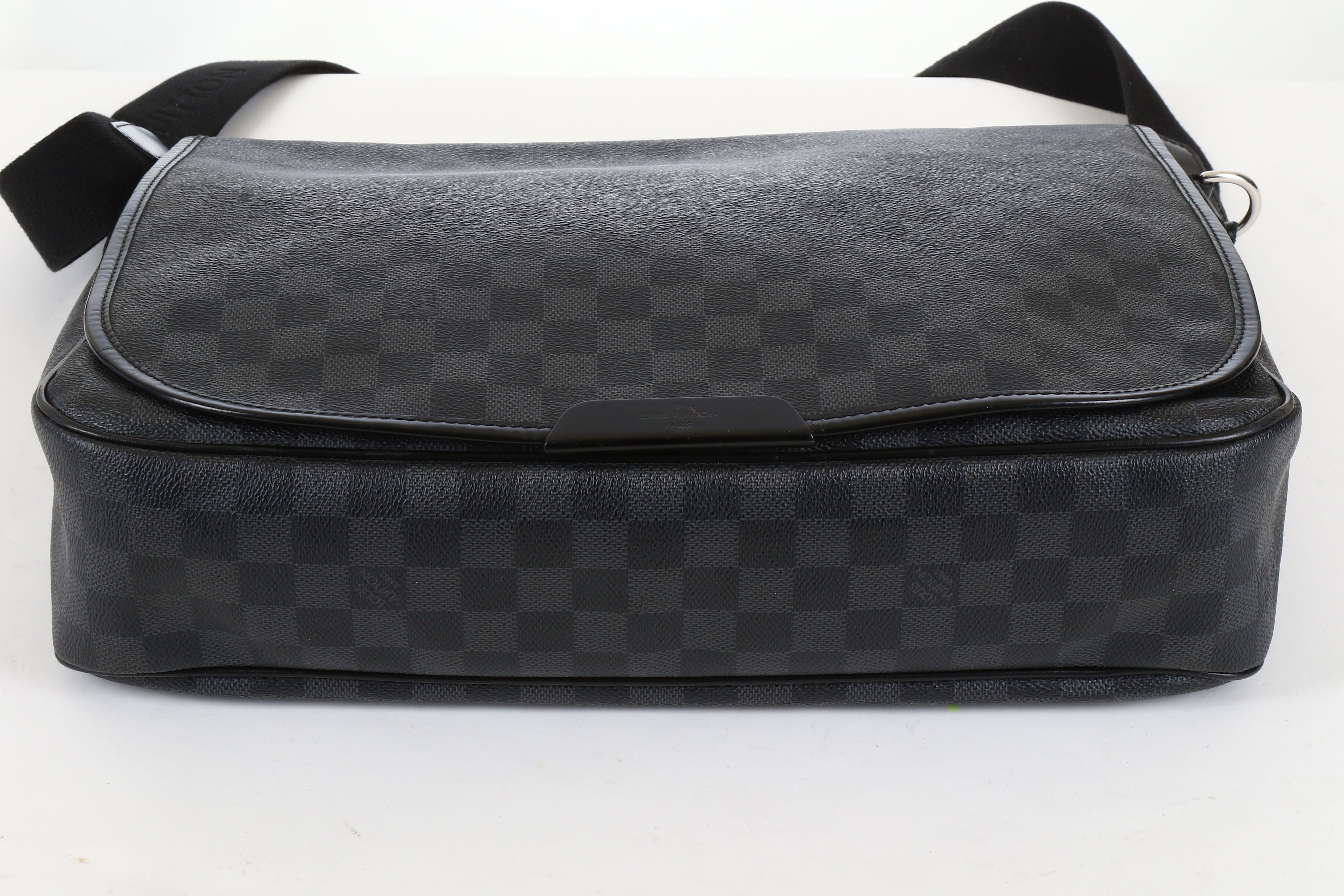 Sold at Auction: LOUIS VUITTON THOMAS DAMIER GRAPHITE CROSSBODY BAG