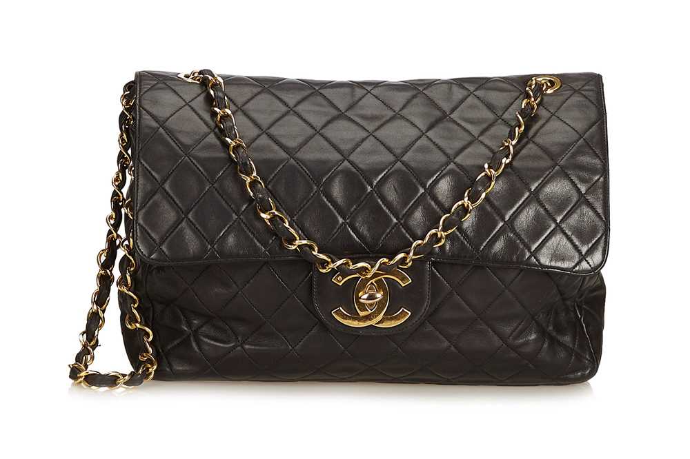 Lot 117 - Chanel Jumbo Single Flap Bag, 1990s, quilted
