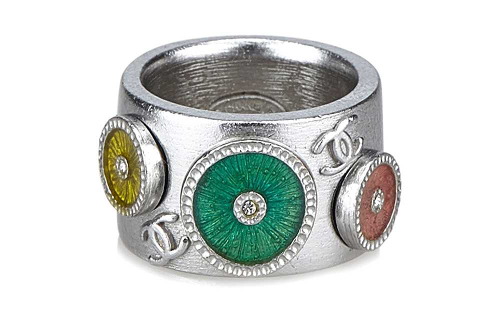 Lot 357 - Chanel Enamel Ring, 2002 Cruise Collection,...