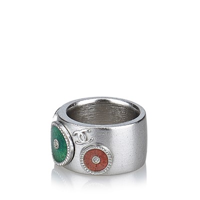 Lot 357 - Chanel Enamel Ring, 2002 Cruise Collection,...