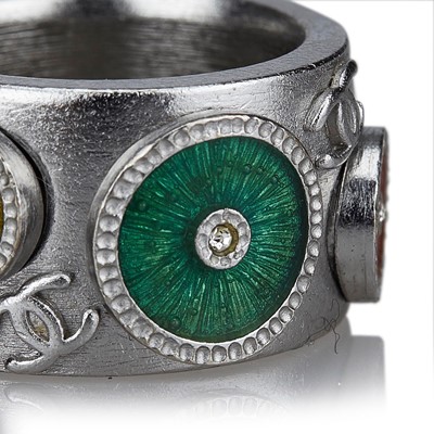 Lot 357 - Chanel Enamel Ring, 2002 Cruise Collection,...