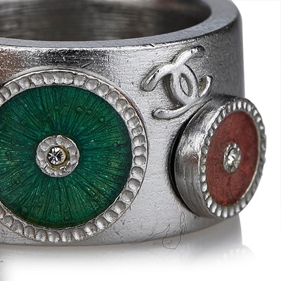 Lot 357 - Chanel Enamel Ring, 2002 Cruise Collection,...
