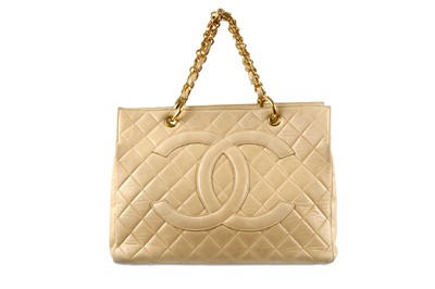 Lot 192 - Chanel Beige Timeless Tote, c. 1997-99,...