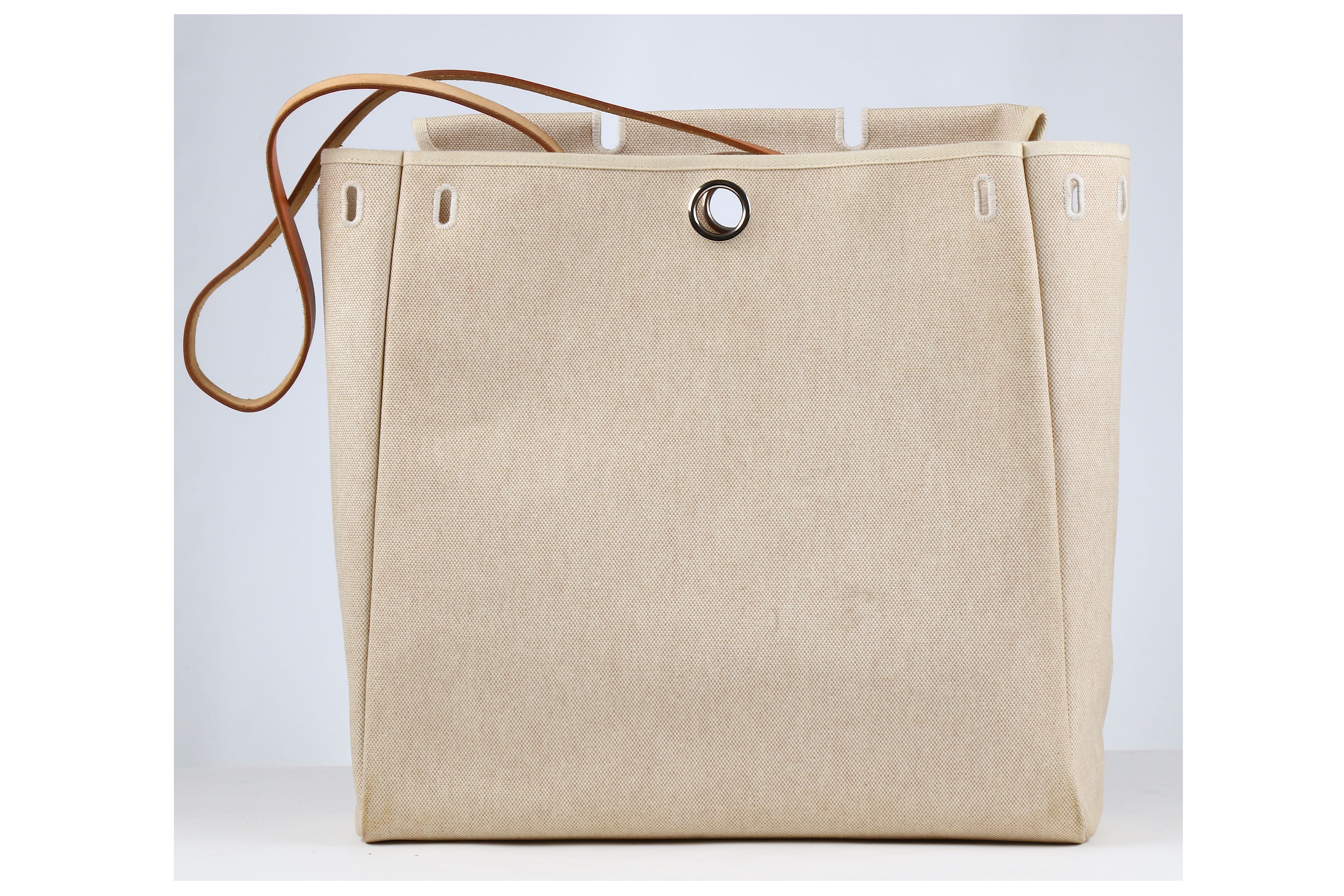 Lot 331 - Hermès Herbag GM, c. 1999, beige coated