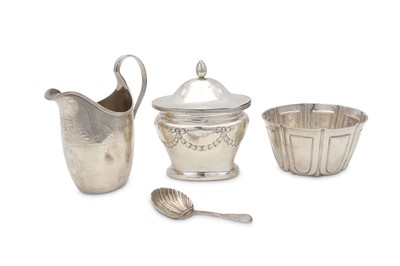 Lot 68 - A mixed group of antique sterling silver,...