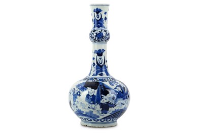 Lot 175 - A Chinese blue and white bottle vase, the...