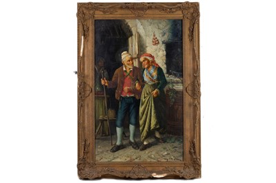 Lot 297 - ITALIAN SCHOOL (LATE 19TH CENTURY) Gypsies at...