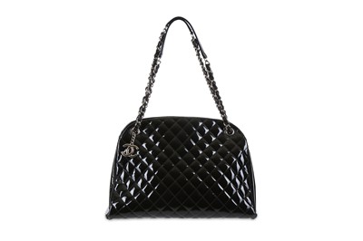 Lot 6 - Chanel Black Patent Mademoiselle Tote, c. 2011,...