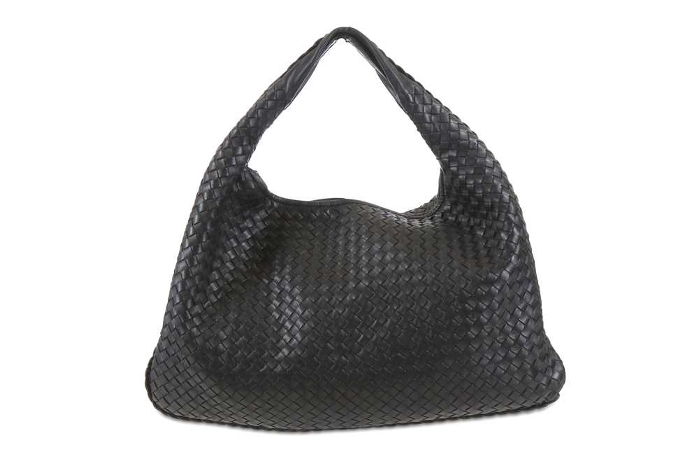 Lot 42 - Bottega Veneta Black Intrecciato Large Hobo,...