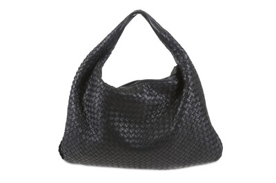 Lot 42 - Bottega Veneta Black Intrecciato Large Hobo,...