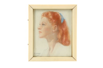 Lot 108 - D WARNE (BRITISH 20TH CENTURY) Portrait...