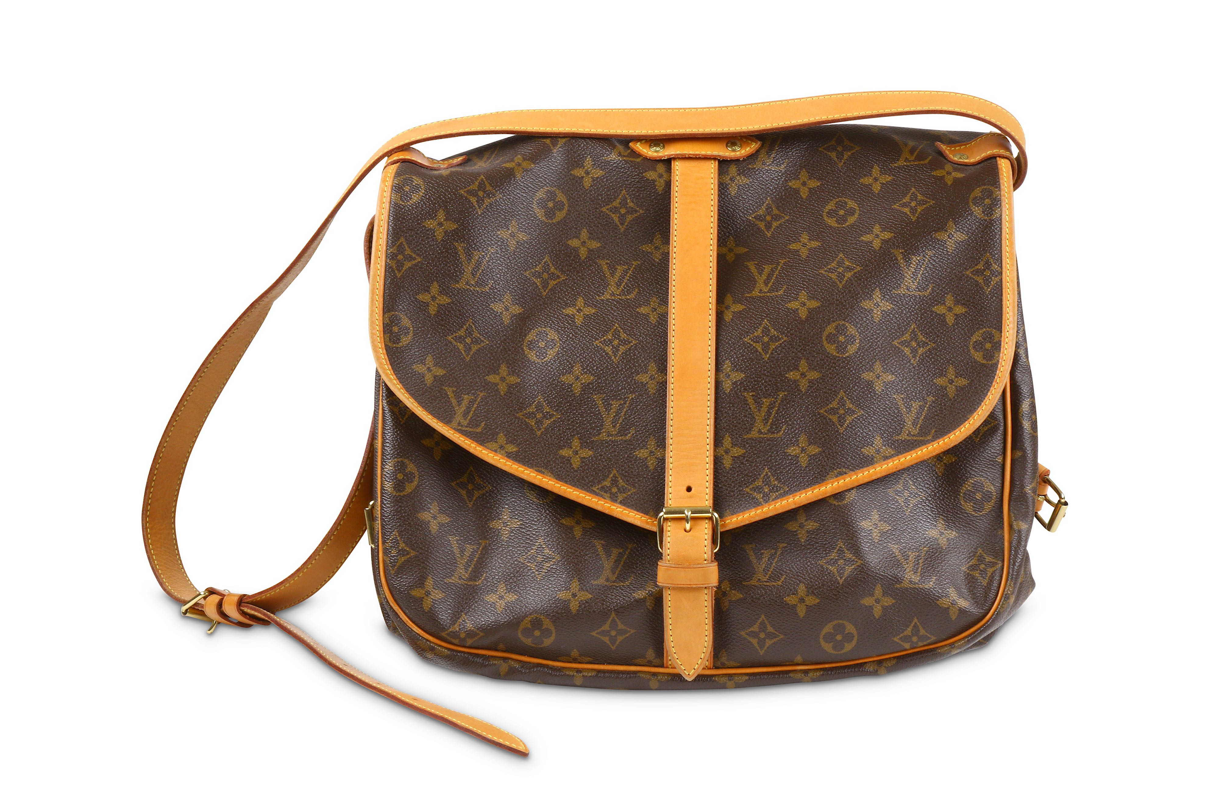 Louis Vuitton Brown Monogram Canvas Saumur 30 Messenger Bag Auction