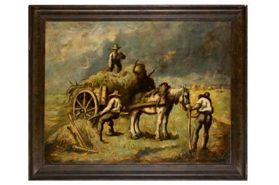 Lot 319 - MOROT, (EARLY 20TH CENTURY) Harvest Scene...