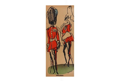 Lot 32 - Topolski (Feliks) Guardsmen, colour lithograph,...