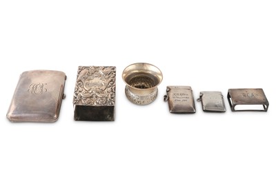 Lot 94 - A mixed group of sterling silver, comprising...