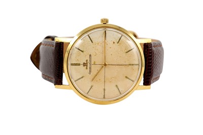 Lot 646 - JAEGER LECOULTRE AN 18K YELLOW GOLD MANUAL...