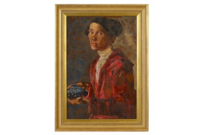 Lot 111 - GERMAN SCHOOL (act.1917) Portrait of a lady...