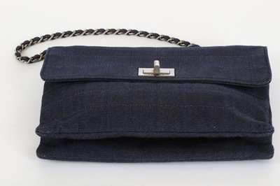 Lot 382 - Chanel Denim Reissue Handbag, c. 2000-02,...