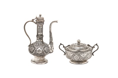 Lot 235 - A mid-20th century Iranian (Persian) silver...