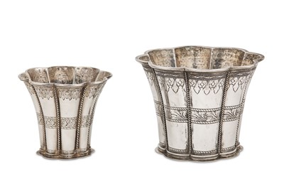 Lot 318 - Two Scandinavian 830 standard silver bowls,...