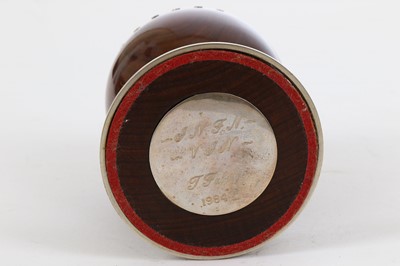 Lot 228 - A Theo Faberge egg, signed and dated 1984,...