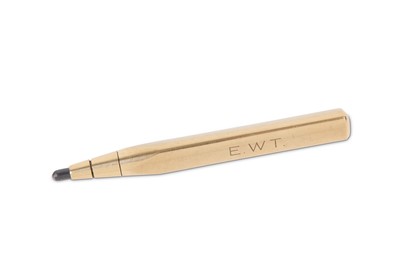 Lot 142 - A George V 9 carat gold propelling pencil,...