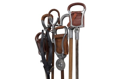 Lot 345 - A collection of seven shooting sticks, some...