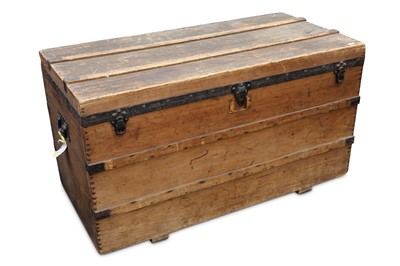 Lot 363 - An early 20th Century trunk, labelled Louis...