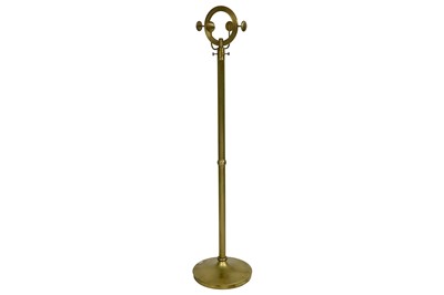 Lot 309 - A modernist coat and hat stand, the brass...